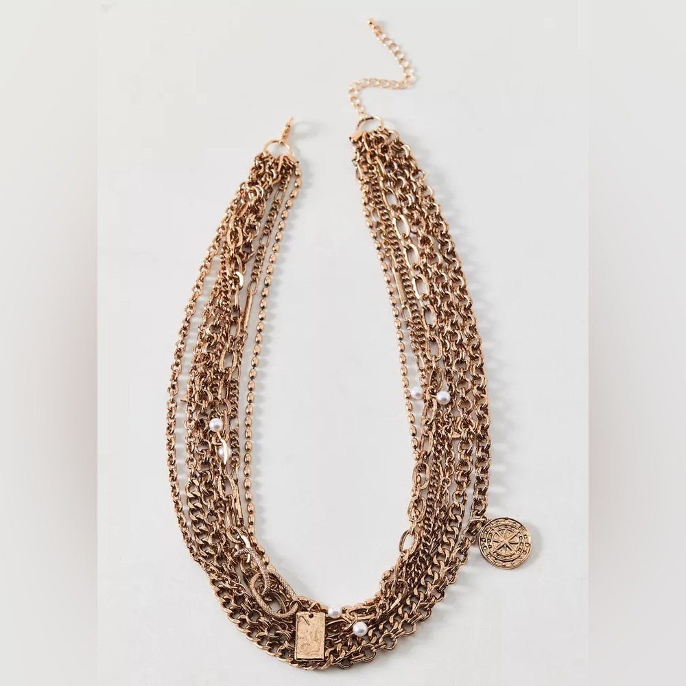 URBAN OUTFITTERS Apollo Multi-Strand Chain Necklace